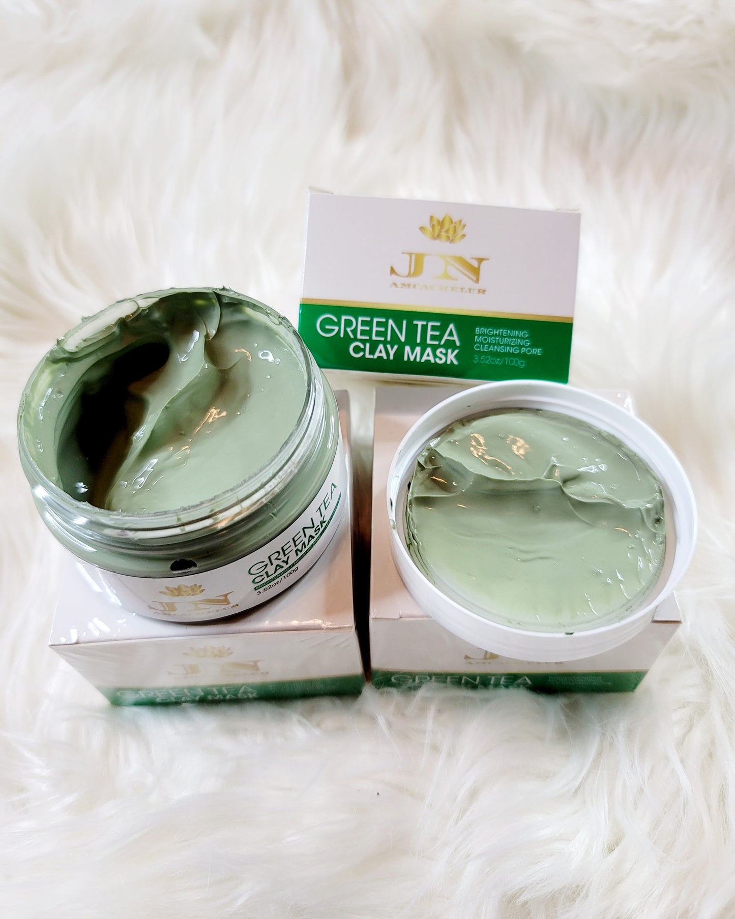 JNA face mask Green tea Clay mask.