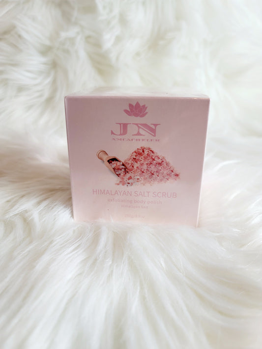 JNA body scrub Himalayan salt.