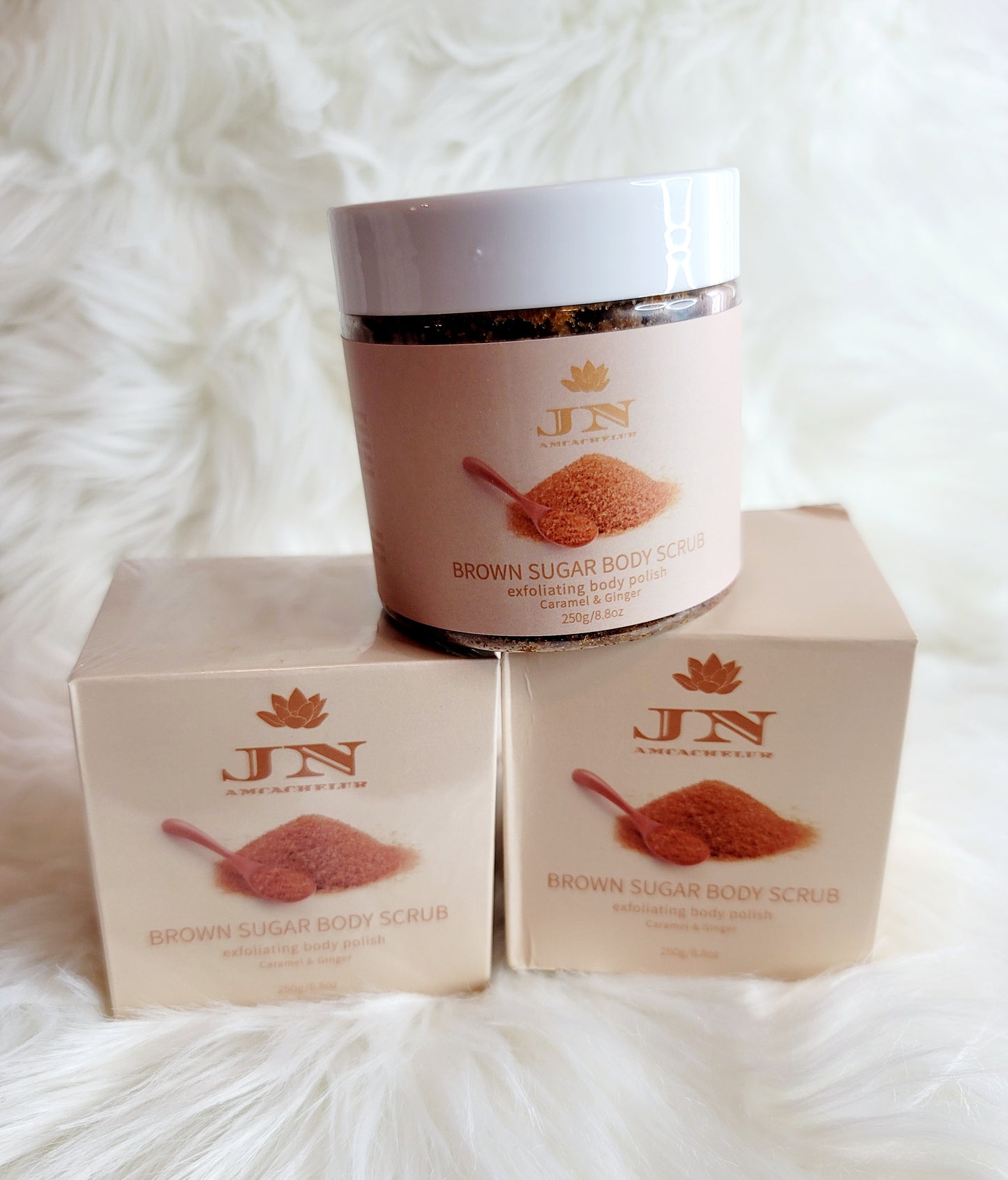 JNA body scrub brown sugar.