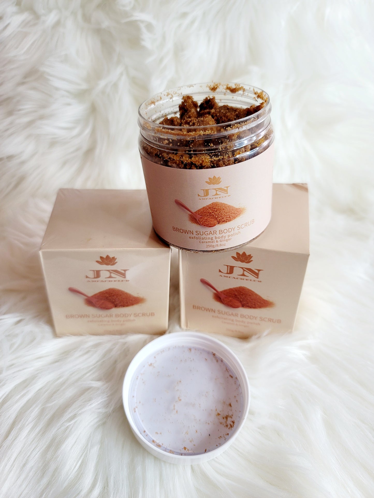 JNA body scrub brown sugar.