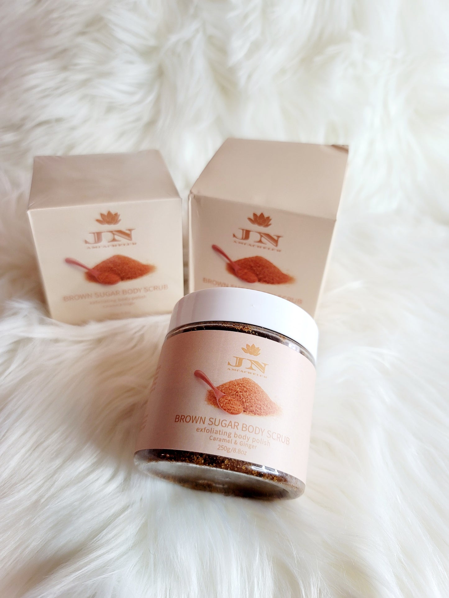 JNA body scrub brown sugar.