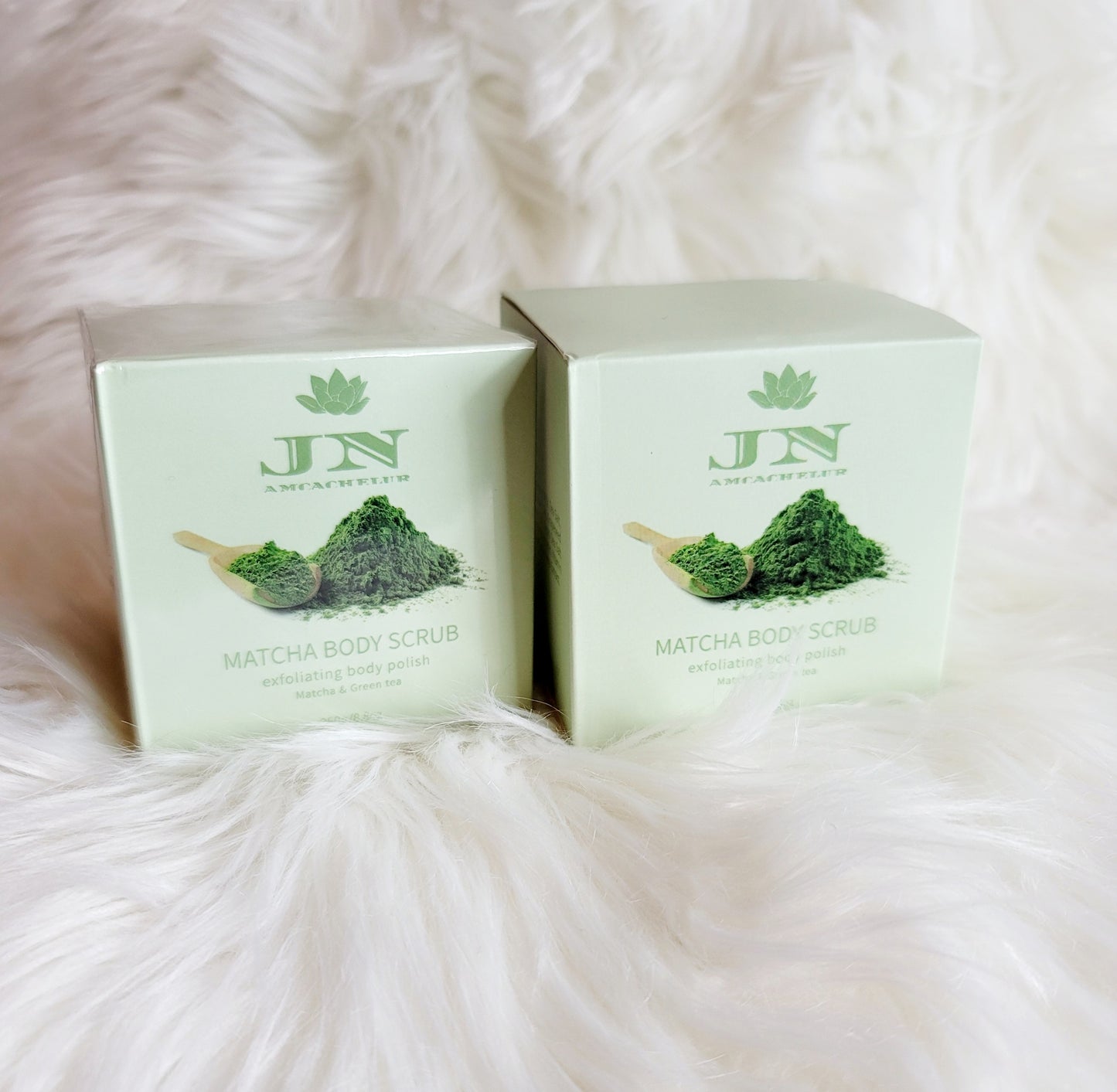 JNA matcha green tea body scrub