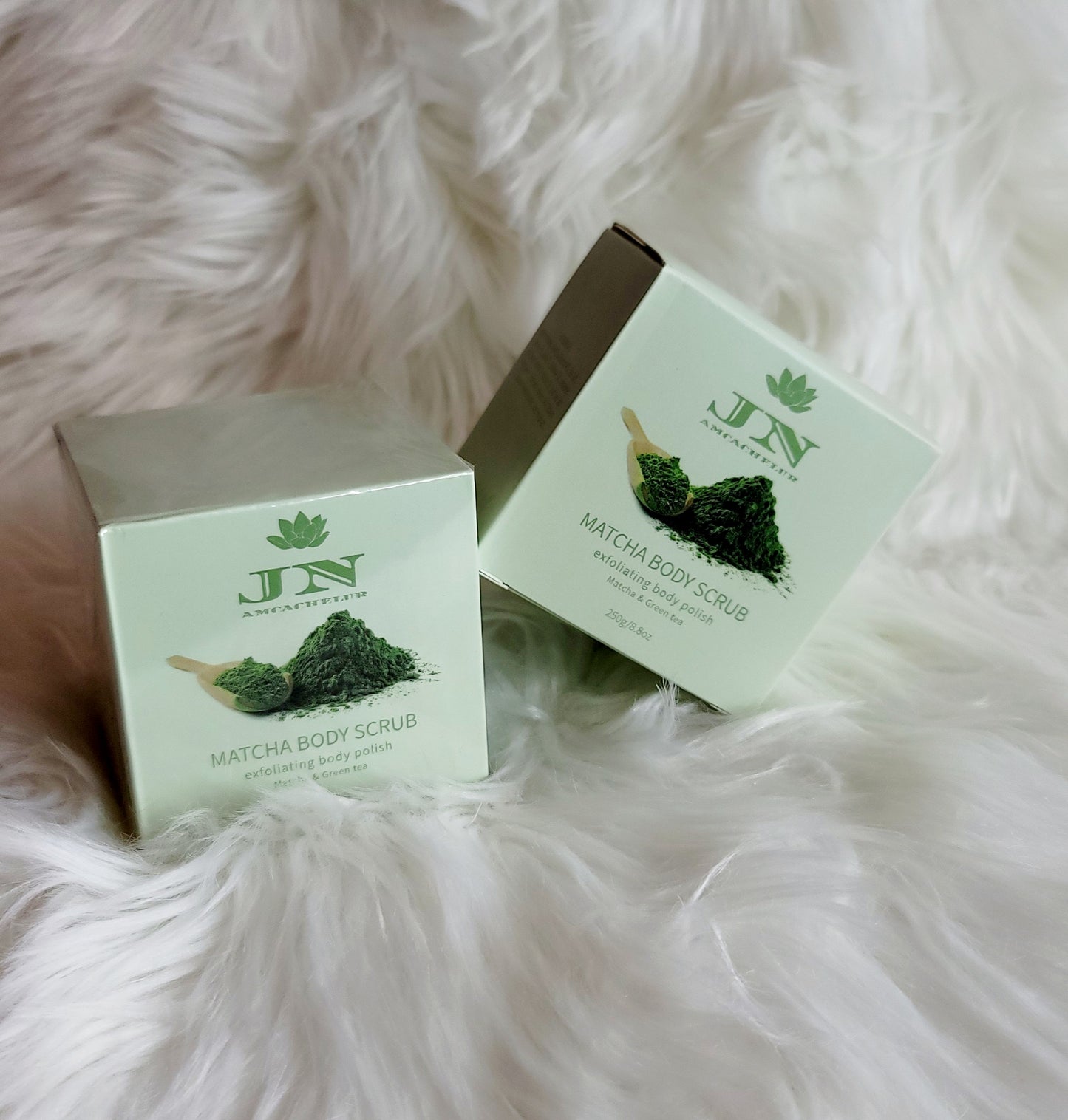 JNA matcha green tea body scrub