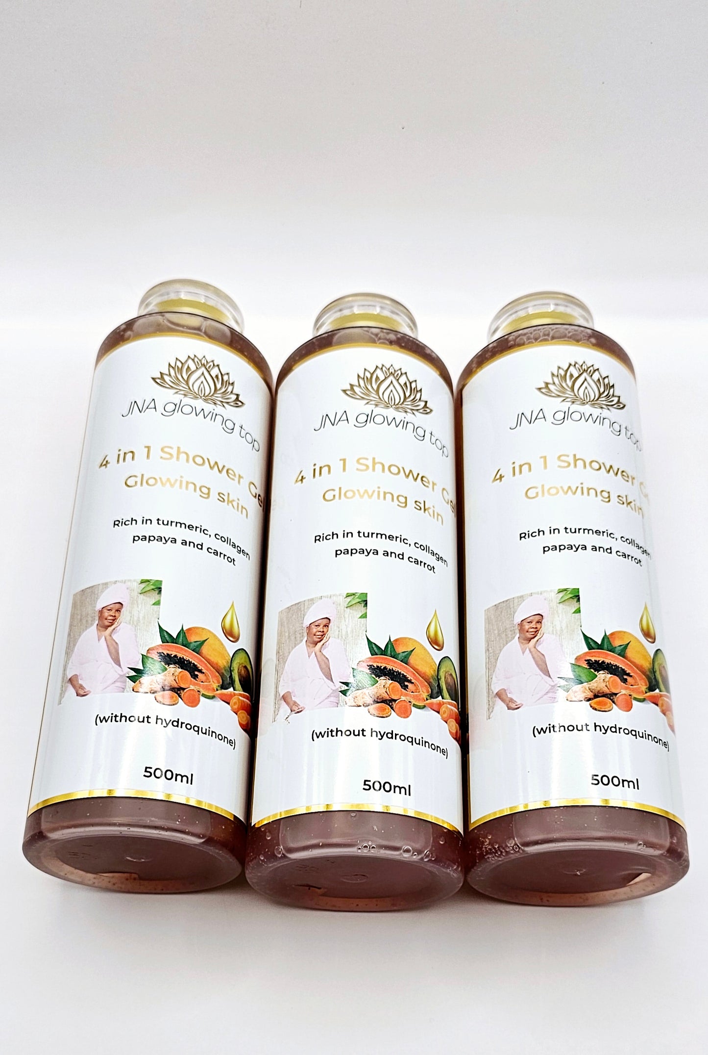 JNA Glowing Top
4 in 1 Shower Gel Glowing