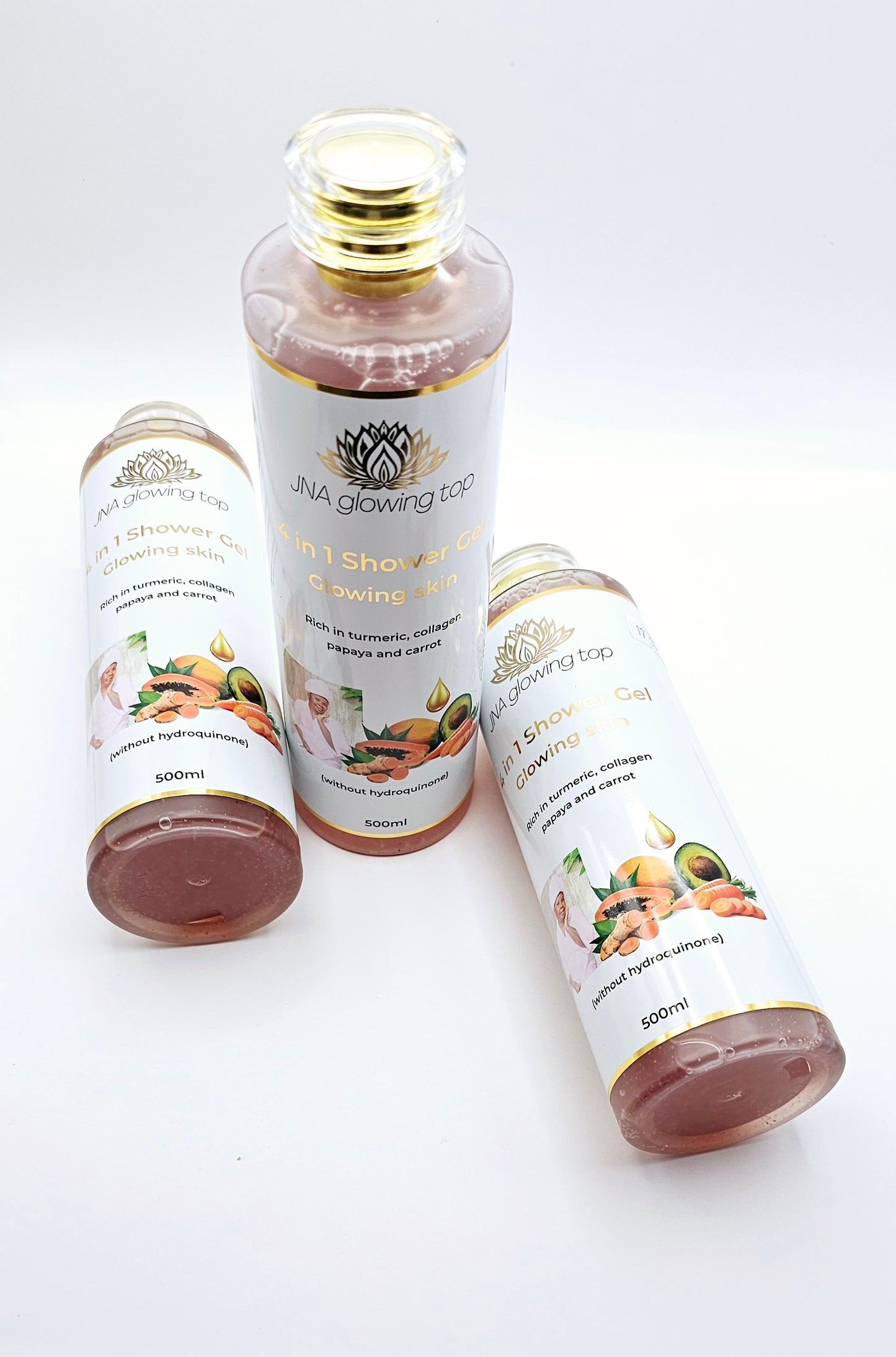 JNA Glowing Top
4 in 1 Shower Gel Glowing