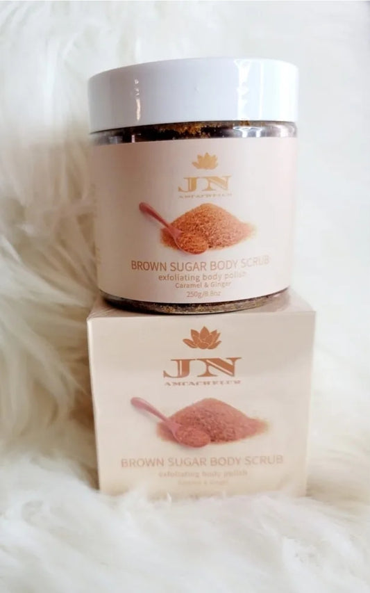 JNA body scrub brown sugar.