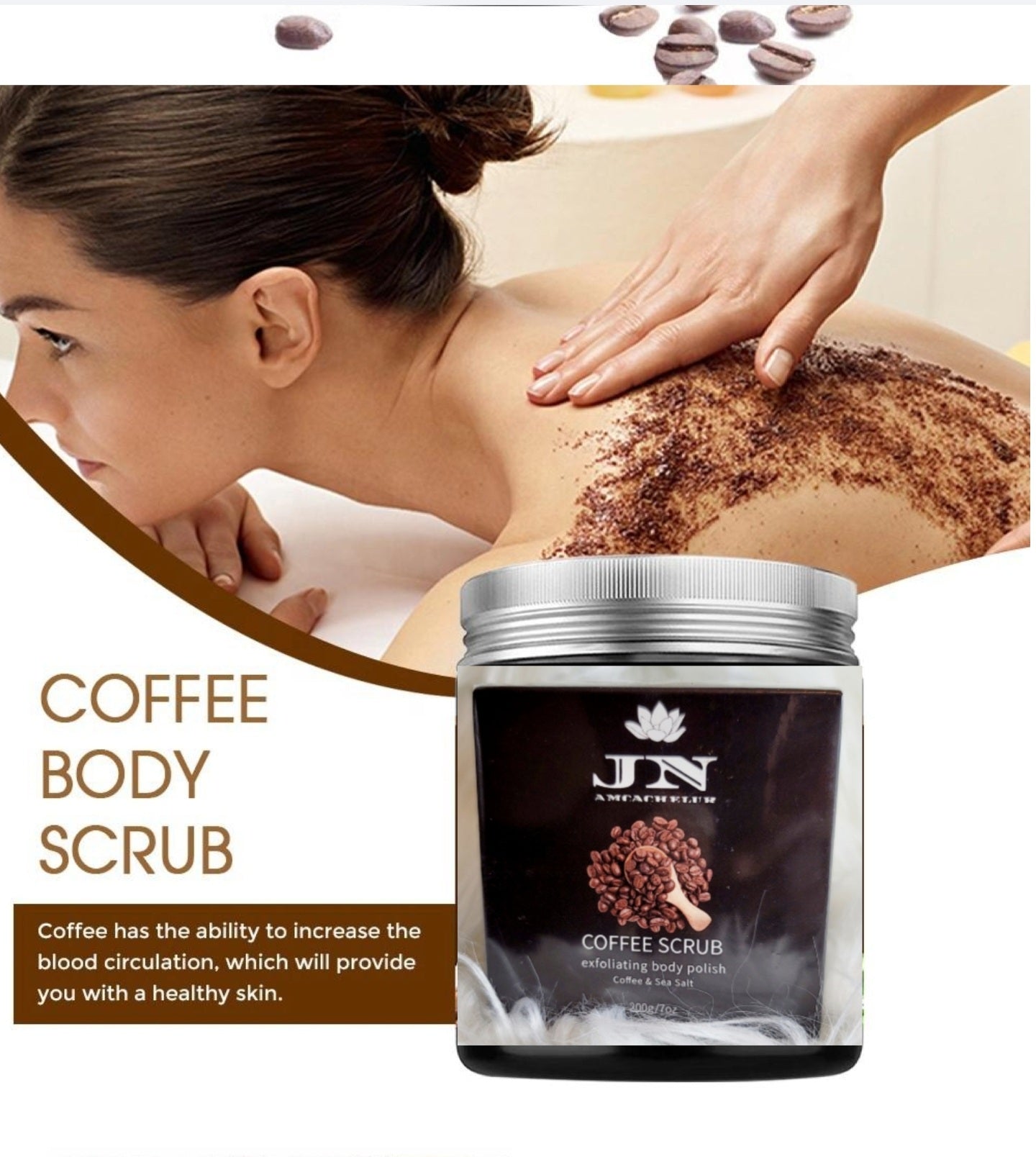 JNA Coffee body scrub.