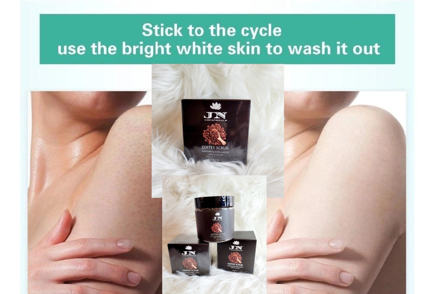 JNA Coffee body scrub.