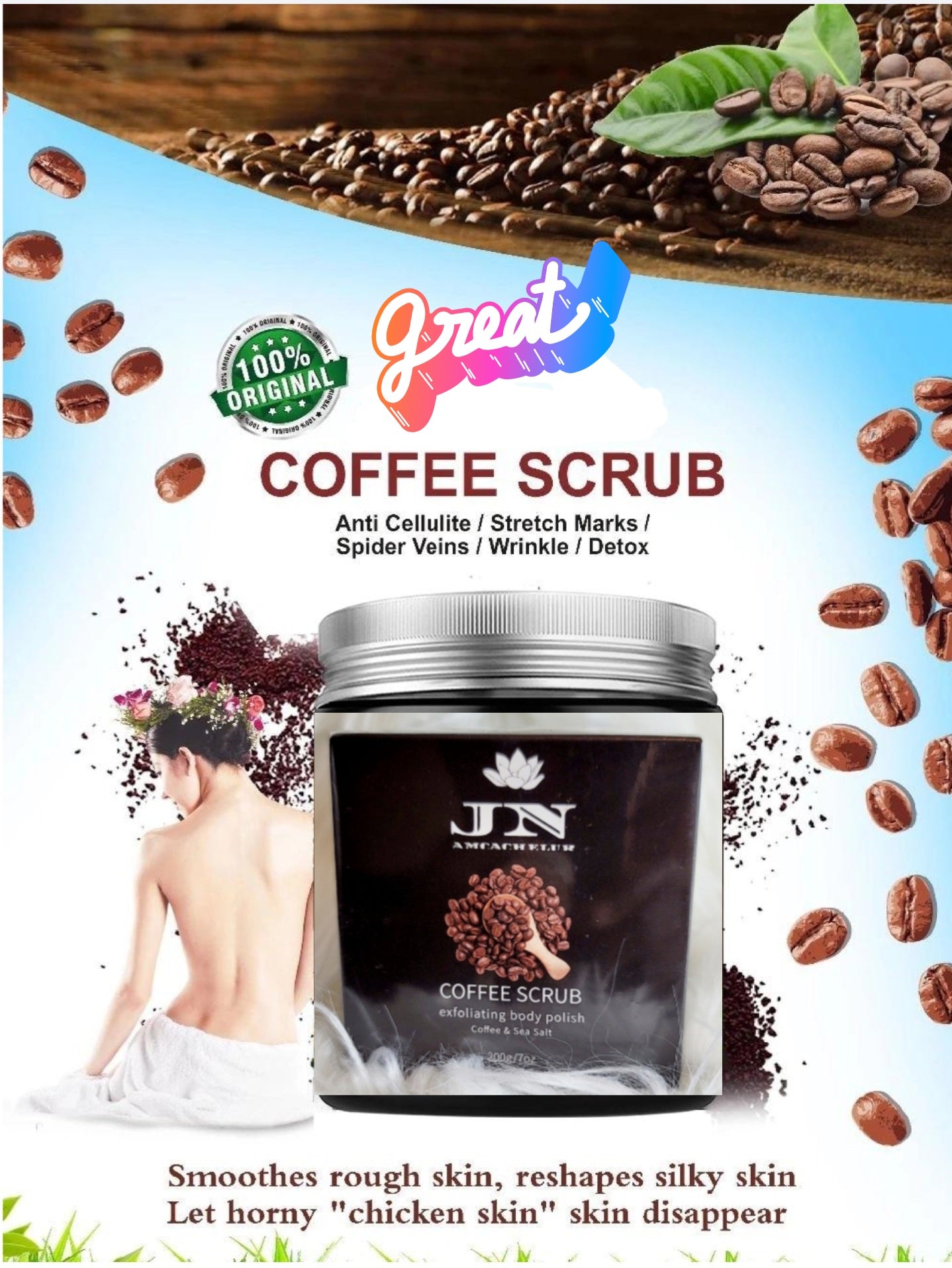 JNA Coffee body scrub.