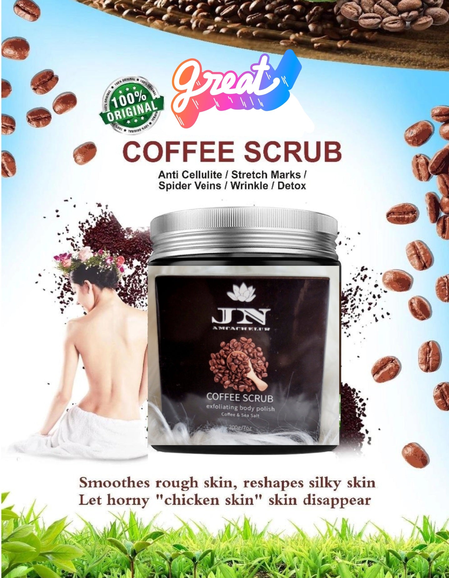 JNA Coffee body scrub.