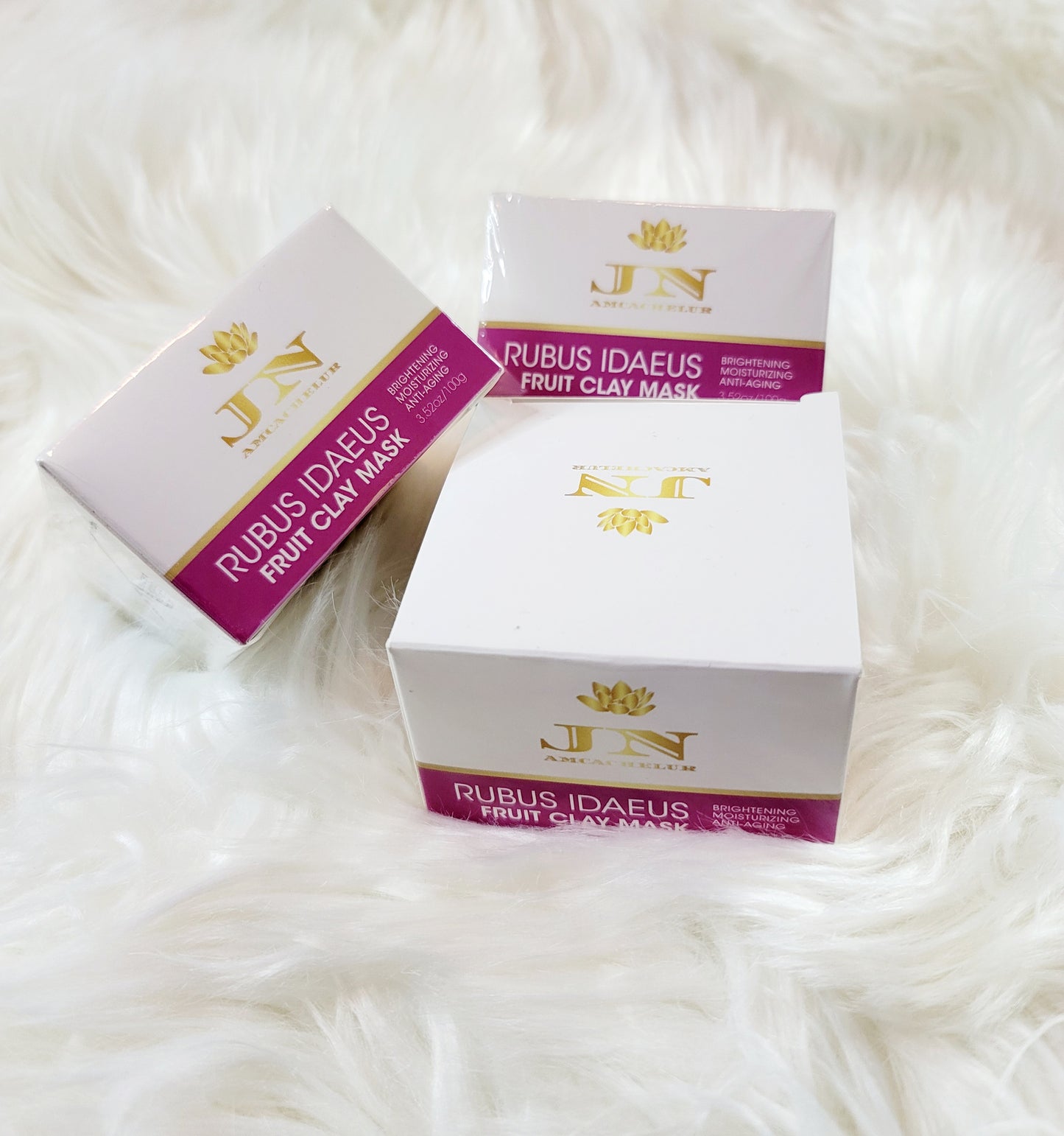 JNA face mask Rubus Idaeus fruit clay mask