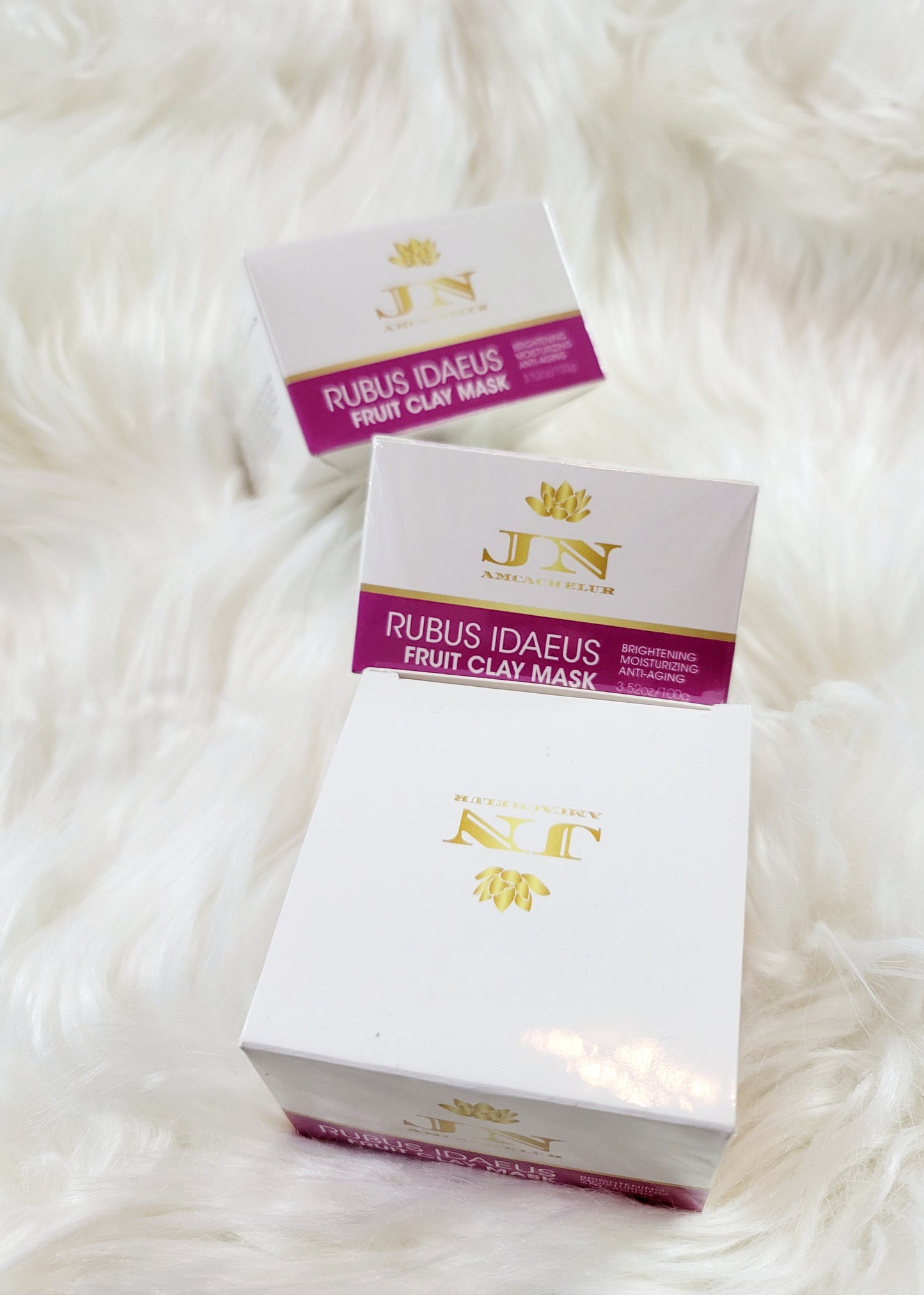 JNA face mask Rubus Idaeus fruit clay mask