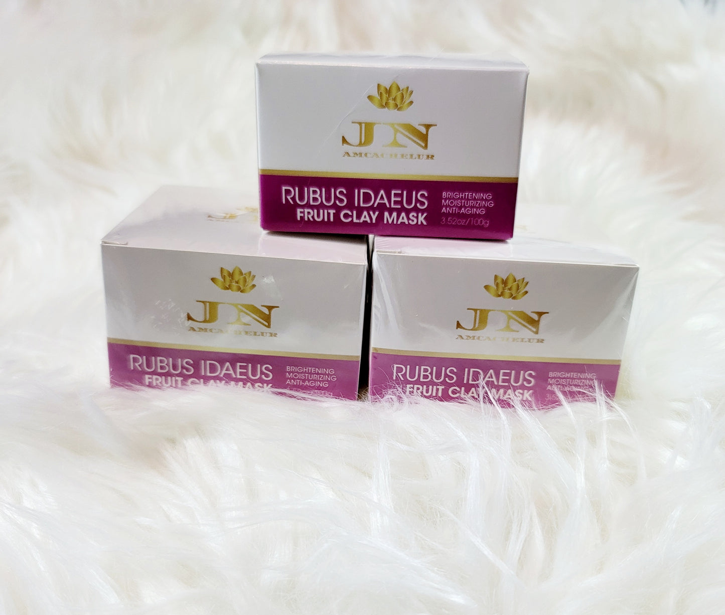 JNA face mask Rubus Idaeus fruit clay mask