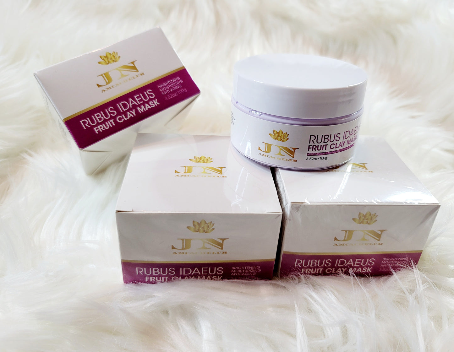 JNA face mask Rubus Idaeus fruit clay mask