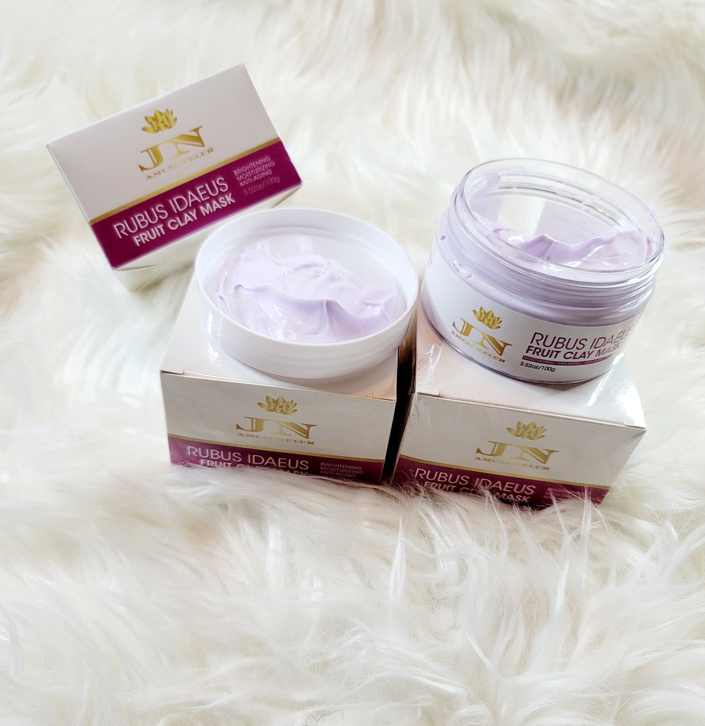 JNA face mask Rubus Idaeus fruit clay mask