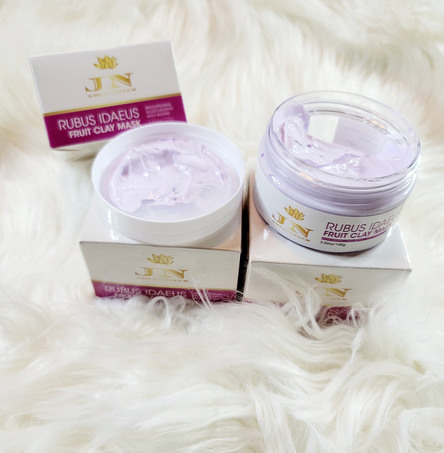 JNA face mask Rubus Idaeus fruit clay mask
