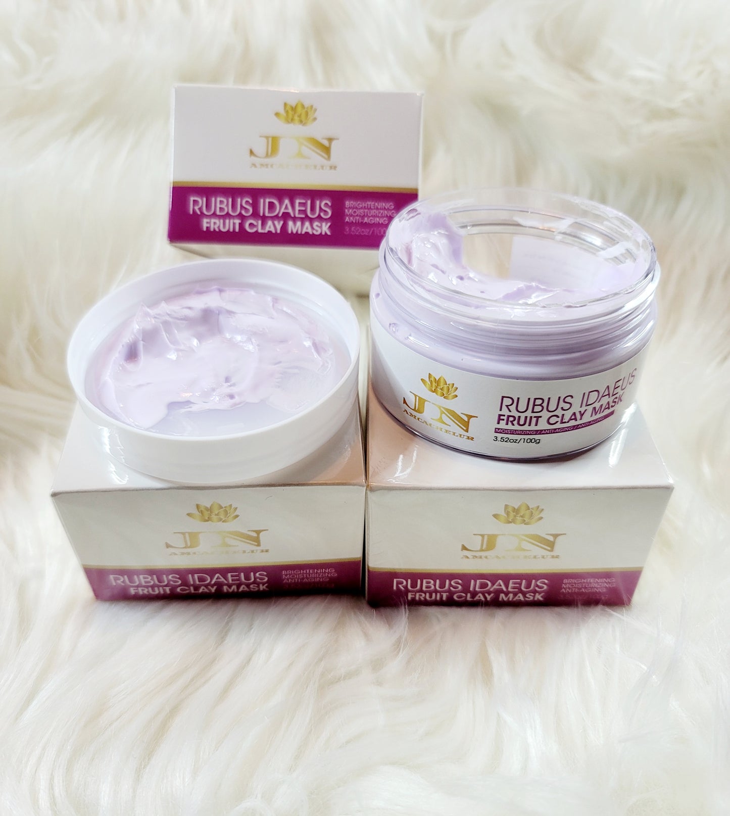 JNA face mask Rubus Idaeus fruit clay mask