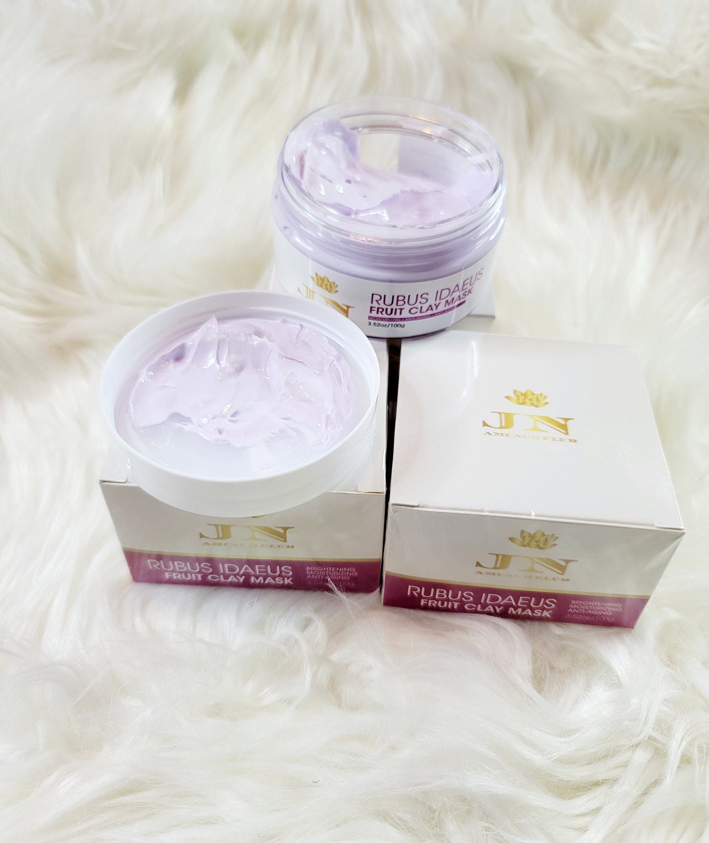 JNA face mask Rubus Idaeus fruit clay mask