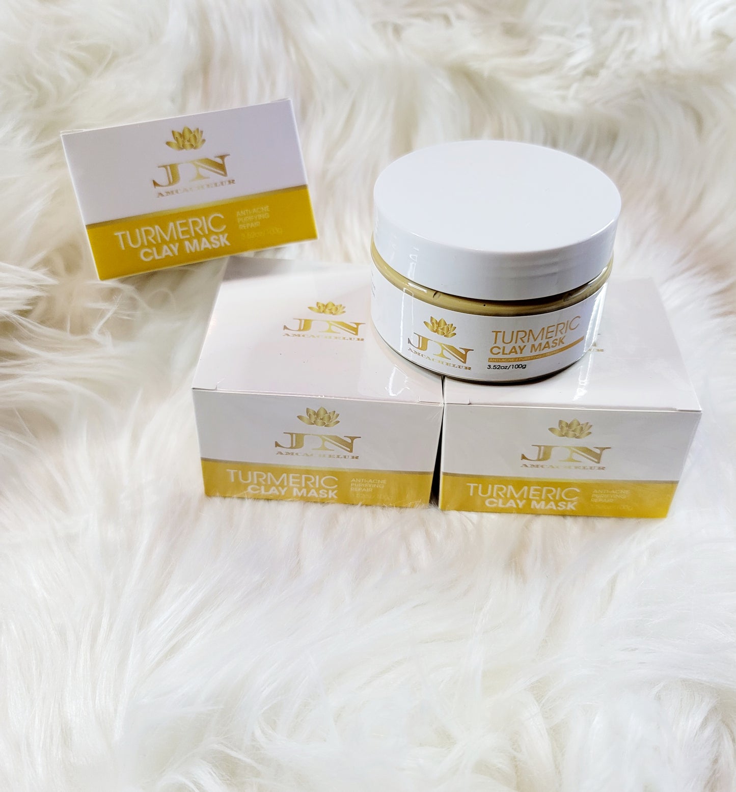 JNA turmeric clay mask for acne treatment