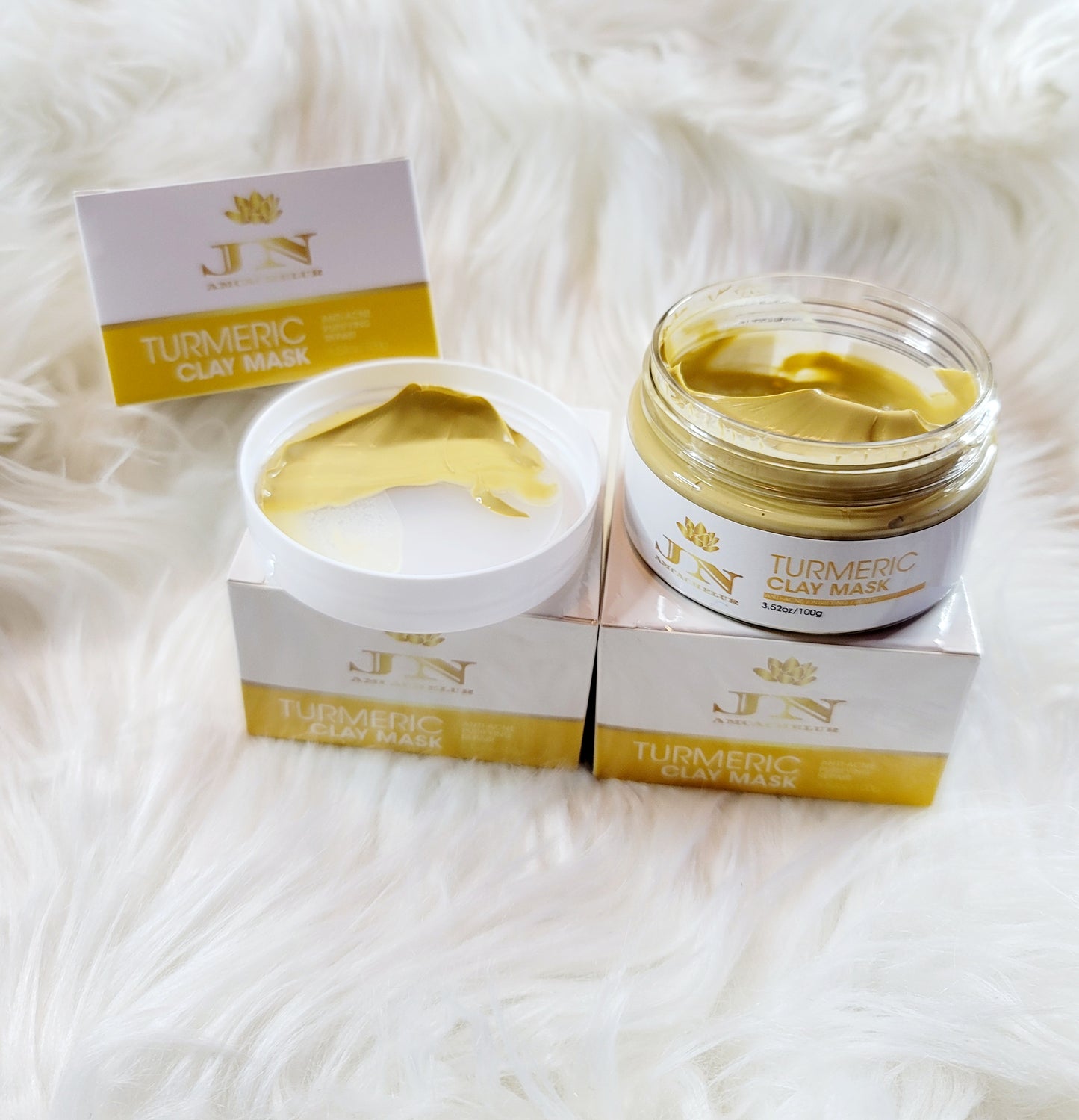 JNA turmeric clay mask for acne treatment