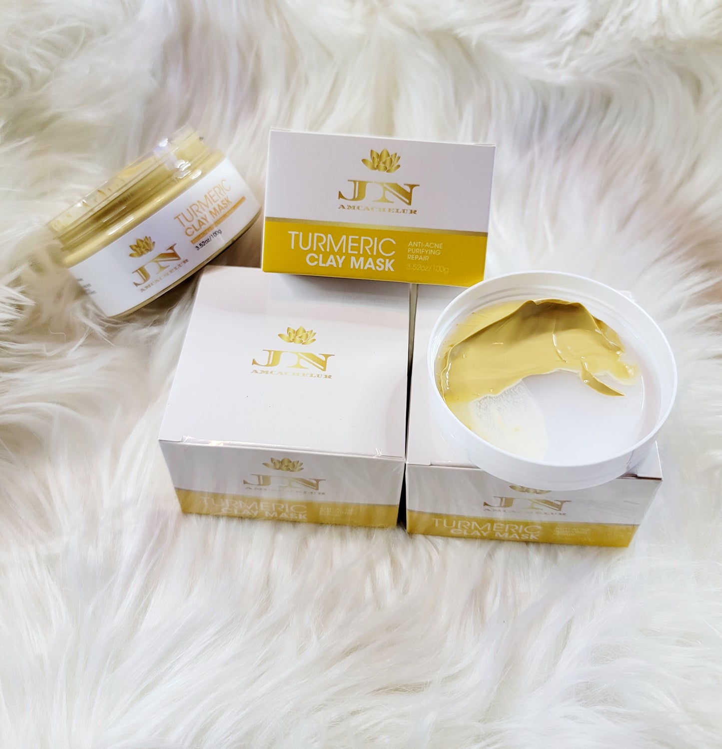 JNA turmeric clay mask for acne treatment