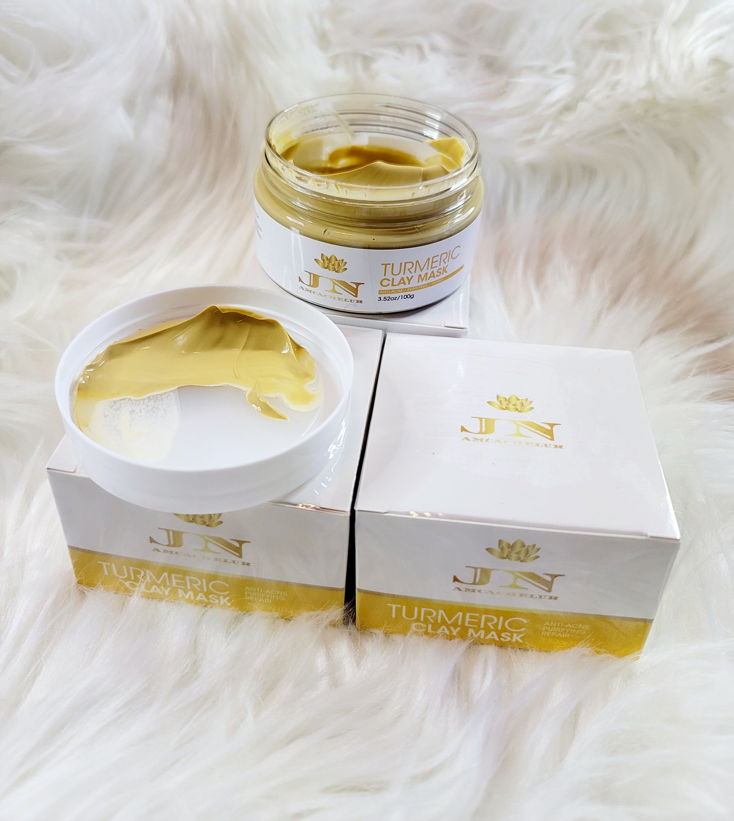 JNA turmeric clay mask for acne treatment