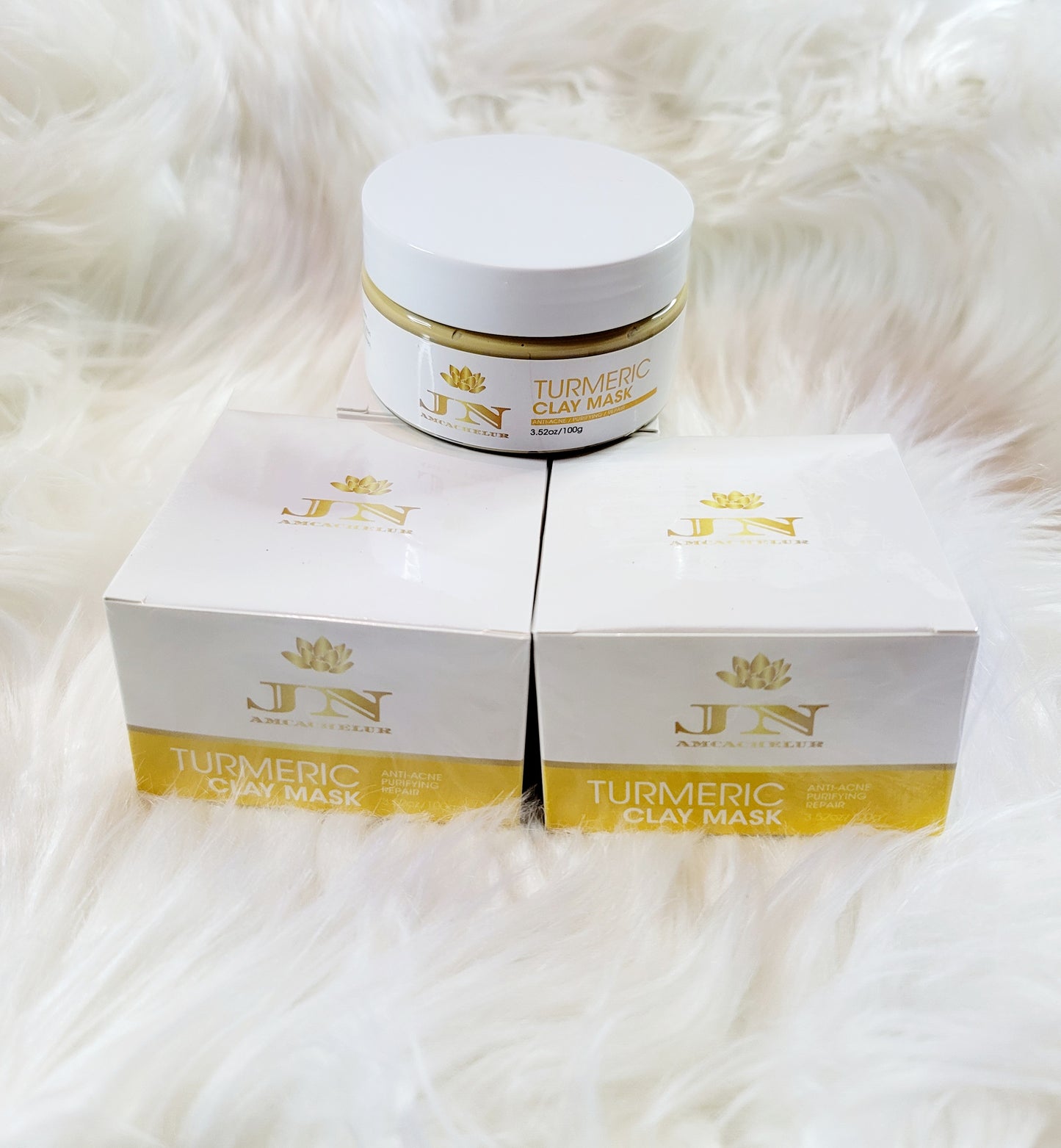 JNA turmeric clay mask for acne treatment