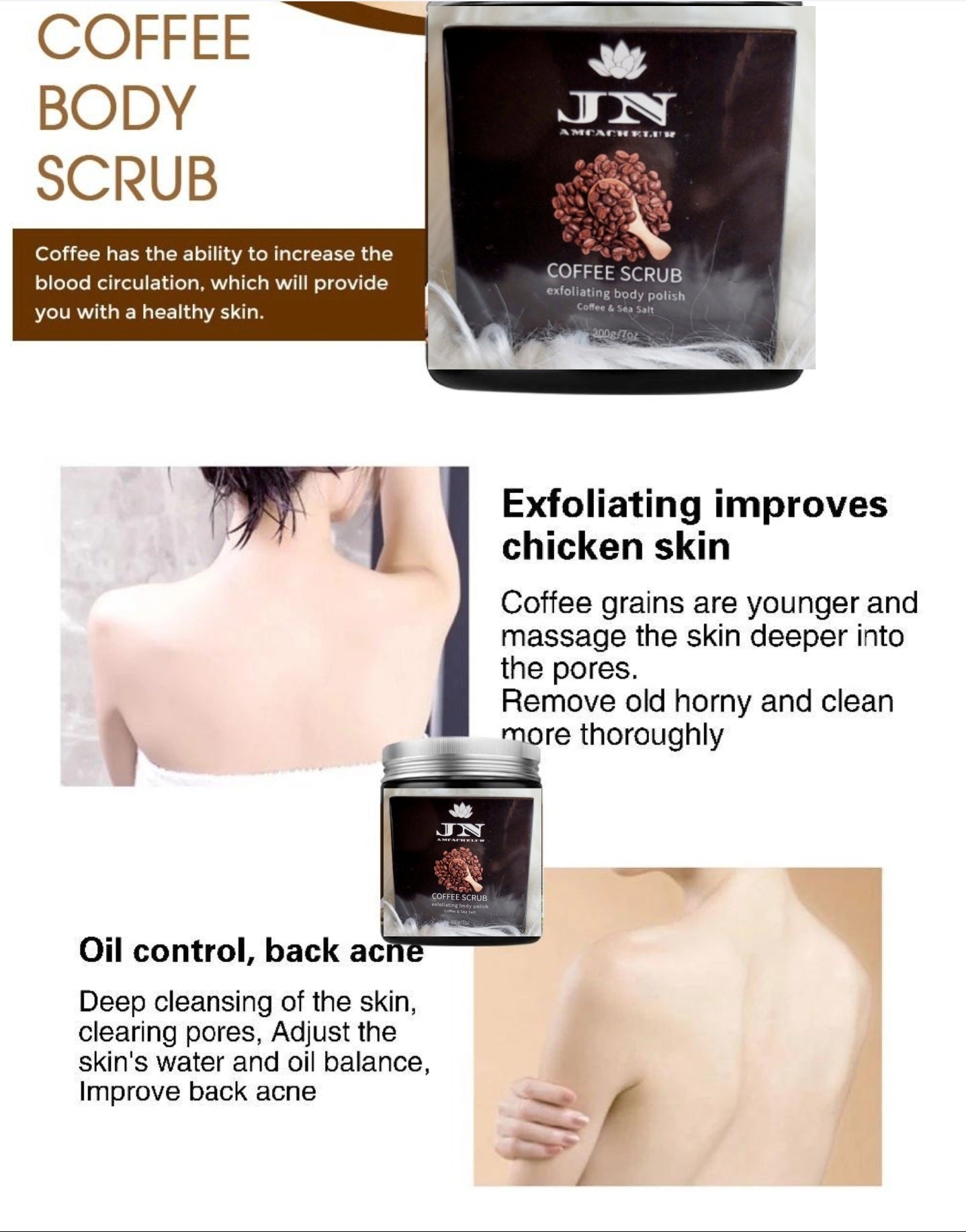 JNA Coffee body scrub.